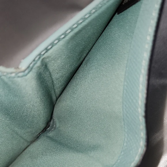 Coach Turquoise Leather Wallet - Picture 10 of 11